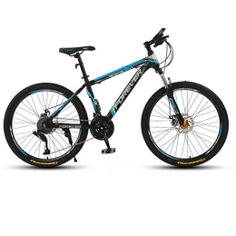  Mountain Bike Adultmountain Bike, 26 Inch Men's Dual Disc Brake Hardtailmountain Bike, Bicycle Adjustable Seat, High-Carbon Steel Frame, C-26inch27speed