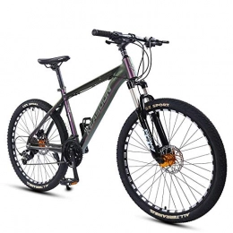 peipei Mountain Bike Aluminum Alloy Mountain Bike 27 Speed 26 Inches-Green purple_27speed