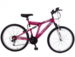 Ammaco Mountain Bike Ammaco. Arden Blush 26" Wheel Womens Adults Mountain Bike 21 Speed Dual Full Suspension 16" Frame Pink