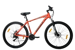 Ammaco Mountain Bike Ammaco Mountana Mens Mountain Bike Hardtail 29" Wheel Disc Brakes 18 Inch Alloy Frame Orange