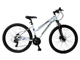 Ammaco Bike Ammaco. Osprey V2 27.5" Wheel Womens Mountain Bike Hydraulic Disc Brakes Hardtail Front Suspension 21 Speed 16" Frame Blue / Purple