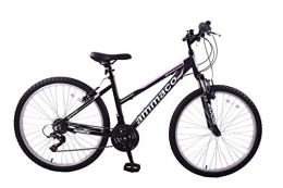 Ammaco Bike Ammaco. Snowdon 26" Wheel Womens Bike Alloy 16" Frame Front Suspension 21 Speed Black / Pink
