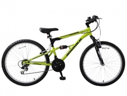 Ammaco Bike Ammaco. Summit 26" Wheel Dual Full Suspension Mens Mountain Bike Green Black 21" Frame 18 Speed