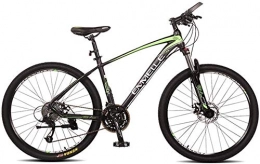 Aoyo Bike Aoyo 27-Speed Mountain Bikes, 27.5 Inch Big Tire Mountain Trail Bike, Dual-Suspension Mountain Bike, Aluminum Frame, Men's Womens Bicycle, (Color : Green)
