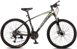 Aoyo Bike Aoyo 27-Speed Mountain Bikes, 27.5 Inch Big Tire Mountain Trail Bike, Dual-Suspension Mountain Bike, Aluminum Frame, Men's Womens Bicycle, Red, Colour:Green (Color : Green)