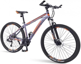 Aoyo Bike Aoyo Mens Mountain Bikes, 33-Speed Hardtail Mountain Bike, Dual Disc Brake Aluminum Frame, Mountain Bicycle with Front Suspension, (Color : Orange, Size : 26 Inch)