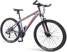 Aoyo Bike Aoyo Mens Mountain Bikes, 33-Speed Hardtail Mountain Bike, Dual Disc Brake Aluminum Frame, Mountain Bicycle with Front Suspension, (Color : Orange, Size : 29 Inch)