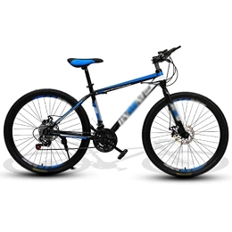 Aoyo Mountain Bike Aoyo Mountain Bikes, 24-Speed 26 Inch Bikes Shock-absorbing And Variable-speed Bicycles Road Bicycle Racing(Color:High configuration-black and blue)