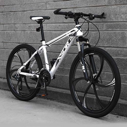AP.DISHU Bike AP.DISHU 24-Speed Mountain Bike for Adult, 24 / 26 Inch Wheels, Lightweight Carbon Steel Frame Disc Brake, #C, 24inch