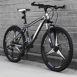 AP.DISHU Mountain Bike AP.DISHU Front Suspension Mountain Bike Lightweight Carbon Steel Frame 24-Speed Shiftable Mechanical Disc Brakes, #C, 26inch