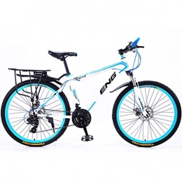 AUKLM Bike AUKLM Comfort Bikes Aerobic exercise Mountain Bike Adult, 24 / 26 Inch Wheels 21 Speed Shock-absorbing Double Brake Bicycles, Bike High Carbon Steel Outroad Bicycles, For Men, Women,