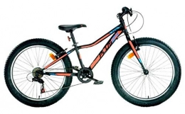 Aurelia Mountainbike 24 Inch 38 cm Junior 6SP Rim Brakes Black/Orange