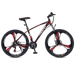 BaiHogi Bike BaiHogi Professional Racing Bike, Bike 24 / 27 Speed Mountain Bike 27.5 Inches 3-Spoke Wheels MTB Dual Disc Brakes Bicycle for Men Woman Adult and Teens / Red / 27 Speed (Color : Red, Size : 24 Speed)