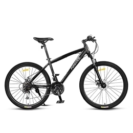 Bananaww Bike Bananaww 26-inch Wheels Mountain Bike, 21 Speed Mountain Bicycle With High Carbon Steel Frame and Double Disc Brake, Shock Absorbing Forks, Front, and Rear Disc Brakes for Men and Women's