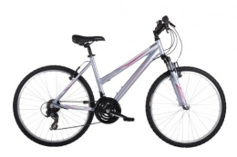 Barracuda Bike Barracuda Mystique Women's Mountain Bike Silver, 18 Inch Alloy Frame, 21-speed Alloy V-brakes Front and Rear Padded Sports Saddle with Quick-release Seat Post