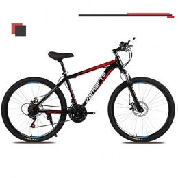 Bdclr Bike Bdclr 24-speed 26 / 24-inch mountain bike, student riding disc brakes, Black, 24inch