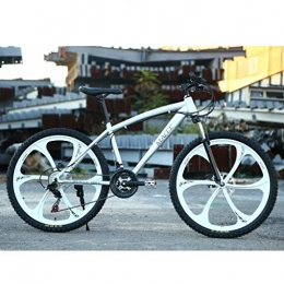Bdclr Bike Bdclr 24-speed 26-inch mountain bike fashion color Overall wheel Student mountain bike, silversixknife
