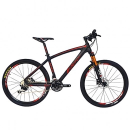 BEIOU  BEIOU Carbon Fiber Mountain Bike Hardtail MTB 10.65 kg SHIMANO M610 DEORE 30 Speed Ultralight Frame RT 26-Inch Professional Internal Cable Routing Toray T800 Carbon Hubs Matte (Matte Bed, 17-Inch)