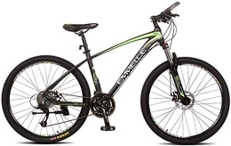 NOLOGO Mountain Bike Bicycle 27-Speed Mountain Bikes, 27.5 Inch Big Tire Mountain Trail Bike, Dual-Suspension Mountain Bike, Aluminum Frame, Men's Womens Bicycle (Color : Green)