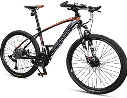 NOLOGO Mountain Bike Bicycle 33 Speed Mountain Bikes, Men Aluminum Frame Disc Brake Hardtail Mountain Bike, Womens Mountain Bicycle, All Terrain Mountain Bike, Gray, 27.5 Inch (Color : Grey, Size : 26 Inch)