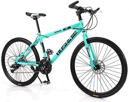 WJJH Mountain Bike Bicycle Adult Mountain Bike, 26-Inch Men And Women Shock Absorber Variable Speed Student Bikes, 21 / 24 / 27 / 30 Speed Couple Mountain Bicycle, Green, 30 speed