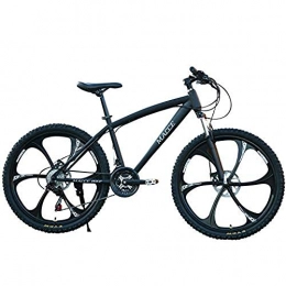 BICYCLE Bicycle 26 Inches Carbon Steel Frame Disc Mountain Bicycle,Disc Dual Disc Brakes Light Adjustable Band Damping Bike Damping BICYCLE/Black / 21speed / 26inch