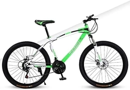  Mountain Bike Bicycle Bike Mountain Men'S And Women'S Road S Summer Travel Outdoo Studen Double Shock Disc Brake Speed Justabl High Carbon Steel Frame, green, Gigh End4