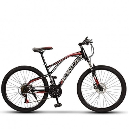 Ti-Fa Mountain Bike Bicycle, Outdoor Cross-Country Shock Absorber Boy / Girl 24'' 26'' Mountain Bike, High Carbon Steel 21 / 24 / 27 / 30 Variable Speed Bicycles, Mountain Bike Adult Men And Women Students, 26 inch, 24 speed