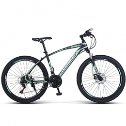 AEF Bike Bicycles Adult Hard Tail Mountain Bike, 26 Inches, 27 Speed, Disc Brakes, Suitable Height: 160-185Cm, Multiple Colours, Green