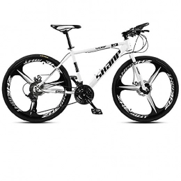 WXXMZY Mountain Bike Bicycles, Adult Mountain Bikes, 21 / 24-speed Aluminum Alloy Frame Road Bikes, Men's And Women's Multi-color Road Bikes (Color : White, Size : 24 speed)