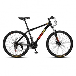Yuxiaoo Bike Bike, 24 / 26 inch Shock Mountain Bike, 24 Speed All-Terrain Bicycle, for Adults and Teenagers, Easy to Install, High Carbon Steel Frame, Strong Load-Bearing / A / 167x98cm