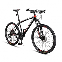 Yuxiaoo Mountain Bike Bike, 26 Inch Thick Wheel Mountain Bike, Dual Disc Brake Bicycle, 27 Speed Mountain Trail Bike, for Adults, Adapt to Various Terrains / B / 172x95cm