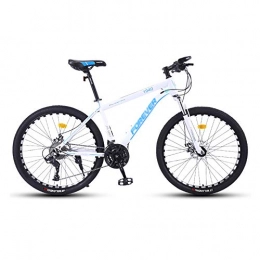 Yuxiaoo Mountain Bike Bike, 26" Mountain Bike, Off-Road Bicycle with 27 Speed, with Adjustable Seat and High-Carbon Steel Frame, for Adults, Double Disc Brake / B / 170x98cm