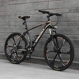 XDOUBAO Mountain Bike Bike Bike Mountain Bikes Exercise Bike for Home Bike Male and Female Bicycles Aluminum Alloy Frame 26 inch Wheel Disc Brake Mountain Bike Outdoor Sports MTB Bicycle-6 Cutter Black Orang_27 Speed