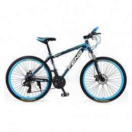 Yuxiaoo Mountain Bike Bike, Mountain Bike, 24 Speed Double disc Brake Bicycle, with Aluminum Alloy Frame, for Men or Women, not Easy to deform, Easy to Install, Anti-Slip / C / 168x95cm