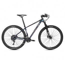 BIKERISK Mountain Bike BIKERISK Mountain Bike with Front Suspension, Featuring 15 / 17 / 19-Inch Carbon fiber Frame and 22 / 33-Speed Drivetrain with 27.5 / 29-Inch Wheels and Mechanical Disc Brakes, Black, 22speed, 2917
