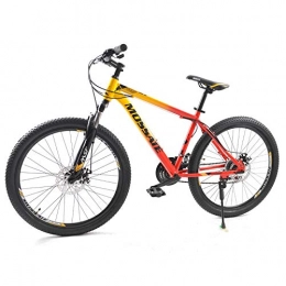 BLTR Convenient 26 inch adult bicycle newest 21-speed mountain bike male and female youth shock absorption variable speed mountain bike 26 * 2.125 (Color : 7909 yellow red, Size : 21)
