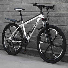 Breeze Mountain Bike BREEZE 26 Inch Mountain Bike Bicycle Adult Student Outdoors Hardtail Mountain Bikes Cycling Road Bikes Exercise Bikes, white and black, 24 speed