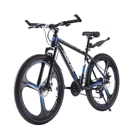 BSTSEL Bike BSTSEL 27.5 Inch Mountain Bike 3 Spoke Wheels Bicycle 17.5 Inch Aluminum Frame Mountain Bicycle Shimano 21 Speeds with Dual Disc-Brake Suitable For Men And Women Over The Age Of 16 (Black & Blue)