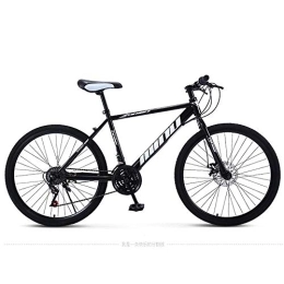 BXU-BG Mountain Bike BXU-BG Outdoor sports Hard tail mountain bike, 26 inch 30 speed variable speed offroad double disc brakes men and women bicycle outdoor riding adult (Color : E)