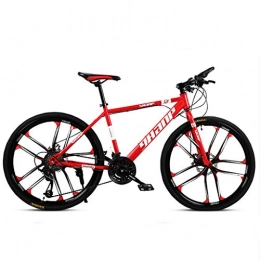 CDBK Bike CDBK Off-Road Mountain Bike, 30-Speed Shiftable 26-Inch Shock Absorption Ultra-Light One-Wheel Road Racing Student Shift Bicycle Red