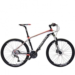 CDDSML Bike CDDSML 26 Inch Wheel 30speed Variable Speed Mountain Bike Adult Double Disc Brake Road Bicycle Men Sport Racing Ride Cycling-Black Red_26 Inch (155-185cm)_30 Speed