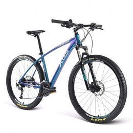 CDDSML Mountain Bike CDDSML Mountain bike 600 oil brake gradient color sports fitness oil brake Peilin flower drum bicycle-27 speed_Youth Edition-Haze Blue Purple 15.5 inch_27.5 inches