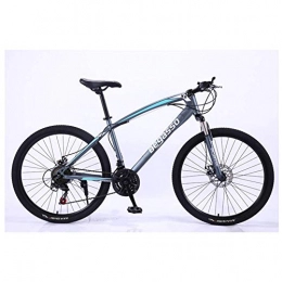 Chenbz Bike Chenbz Outdoor sports 26'' Aluminum Mountain Bike with 17'' Frame DiscBrake 2130 Speeds, Front Suspension (Color : Grey, Size : 24 Speed)