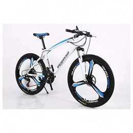 Chenbz Bike Chenbz Outdoor sports 26" Mountain Bicycle with Suspension Fork 2130 Speeds Mountain Bike with Disc Brake, Lightweight HighCarbon Steel Frame (Color : White, Size : 30 Speed)