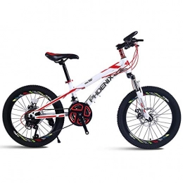 Chengke Yipin Bike Chengke Yipin Mountain bike off-road shift children's bicycle shock-absorbing disc brakes male and female students bicycle 21 speed-White Red_20