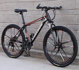 CHERRIESU Bike CHERRIESU Mountain Bike 26-Inch 27-Speed Adult Speed Bicycle Student Outdoors Bikes, Dual Disc Brake Hardtail Bike, Adjustable Seat, MTB Country Gearshift Bicycle, C