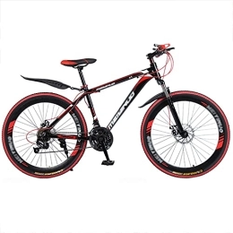 FETION Mountain Bike Children's bicycle Mountain Trail Bike 27 Speed ?Full Suspension, High Carbon Steel Frame Bicycles with Dual Disc Brake for Mens and Women / 8565 (Color : Style2, Size : 26inch21 speed)