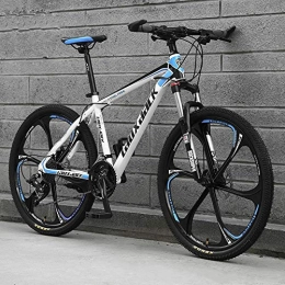 CHJ Mountain Bike CHJ Mountain Bikes, Hard-Tail Bikes / City Bikes, Double Disc Brakes and Adjustable Seats, Suitable for Male and Female Students and Teenagers, A