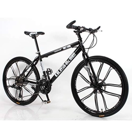 CJF Mountain Bike CJF 26 Inch Mountain Bicycle Lightweight Road Bike with 21 Speed & Double Disc for Travel Outdoor, A